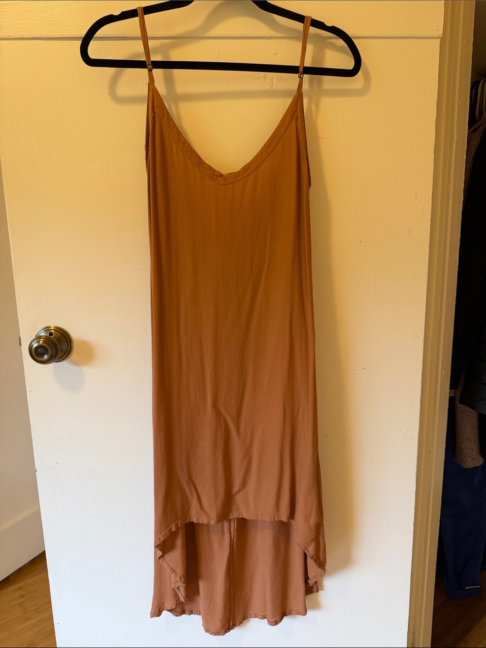 Bonisita Rust Brown Slip Dress OS